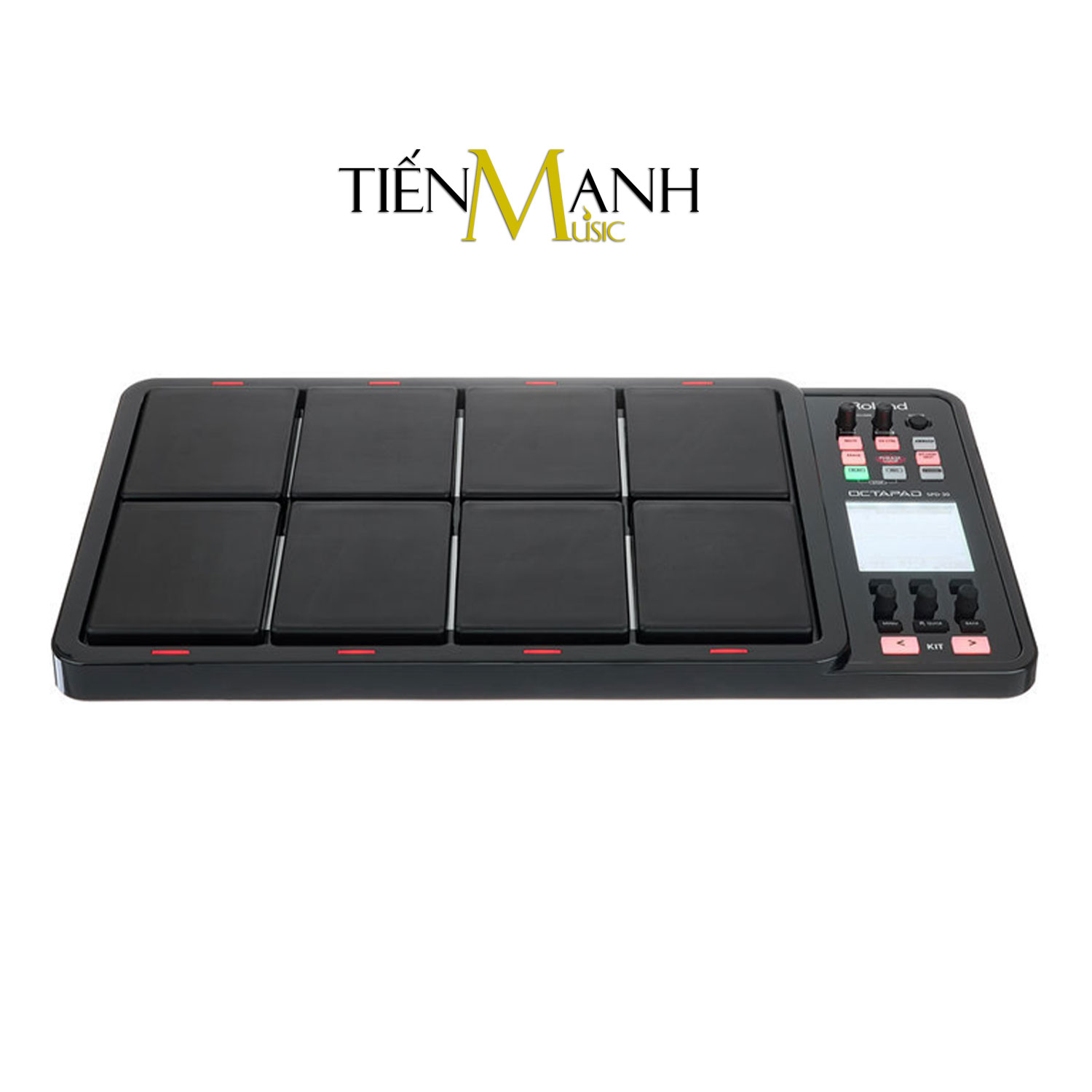 [Màu Đen] Roland SPD-30 Bộ Trống điện tử 8 Mặt SPD30 Octapad - Electronic Drum 8 Pad Ultra Portable Digital SPD 30 Hàng Chính Hãng - Kèm Móng Gẩy DreamMaker