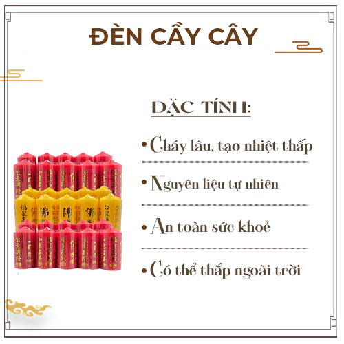 Nến trụ 1pcs không mùi không khói