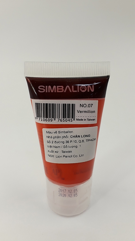 Màu Vẽ Simbalion Acrylic 30ml NAC30 - 07 - Son