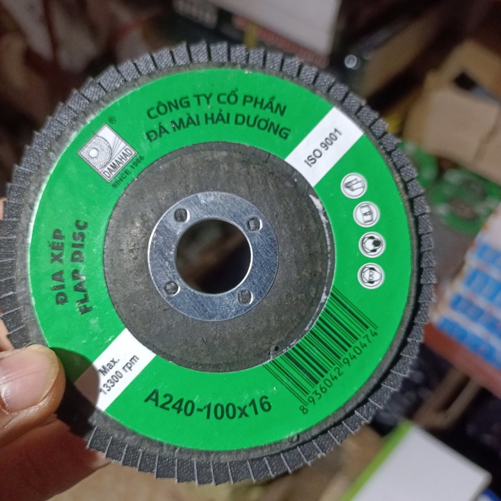 Combo 10 Viên Đá Nhám Xếp Hải Dương 100X16MM Mác Xanh Loại Tốt
