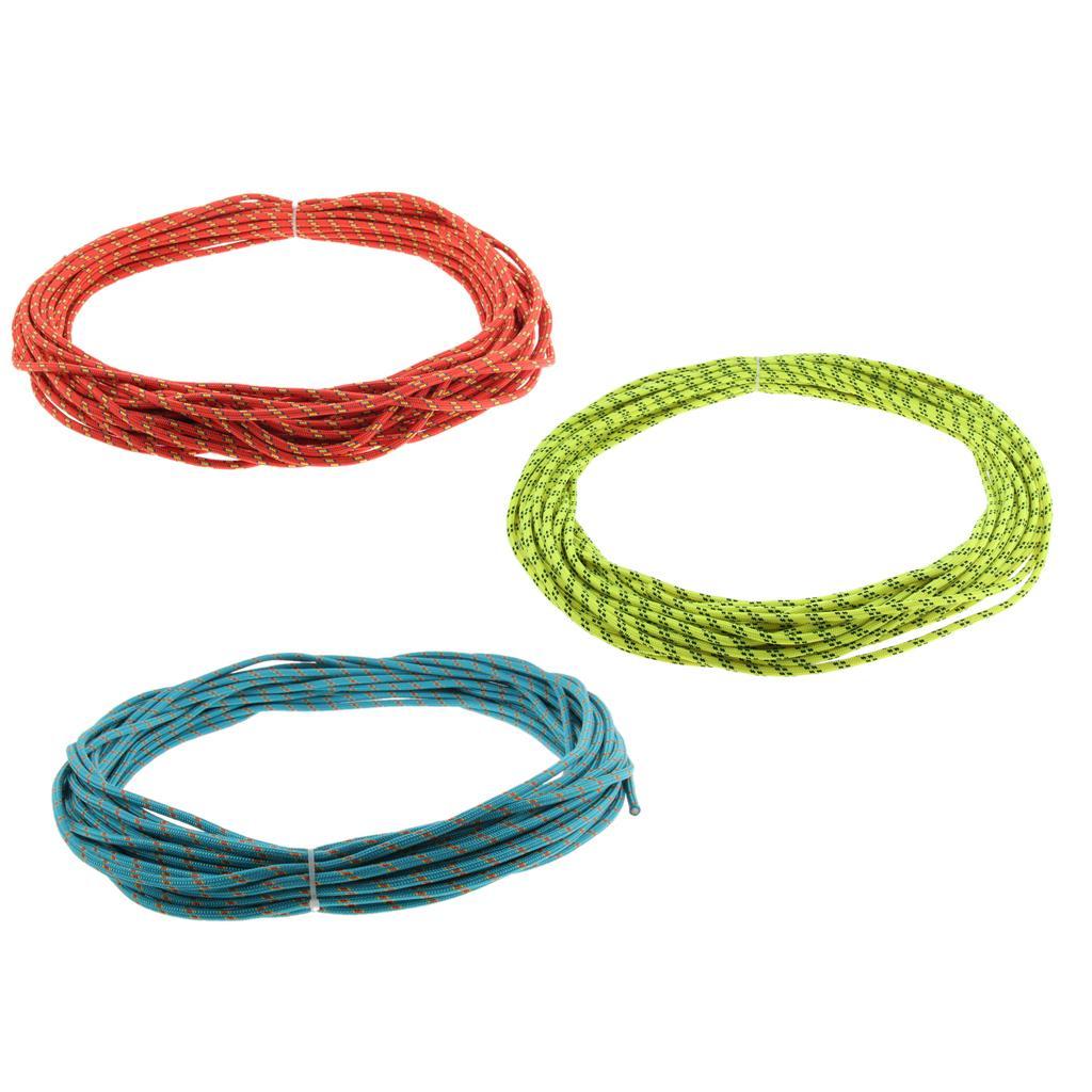 6mmx30m Climbing Safety Auxiliary Rope Static Cord Rescue Mountain