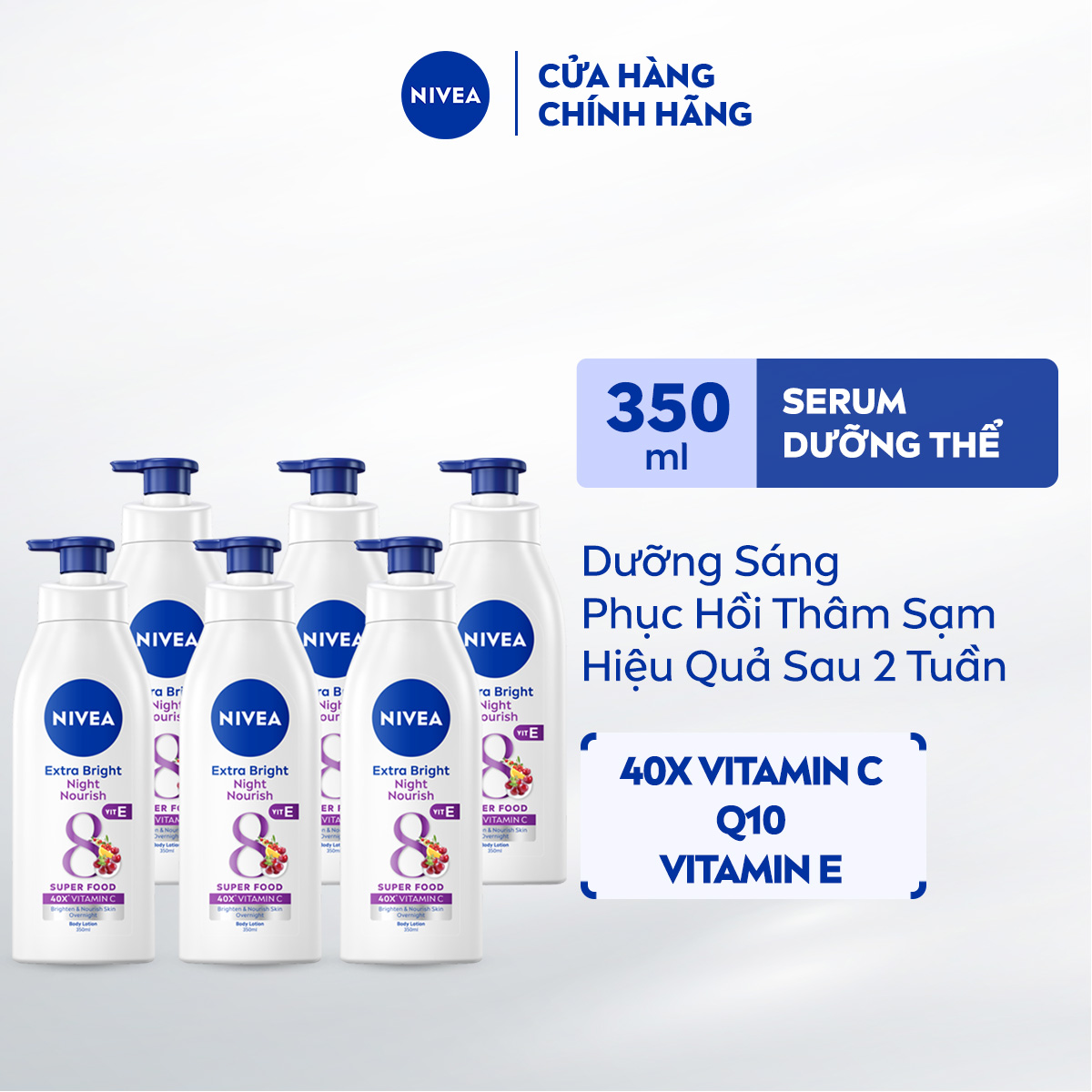 Combo 6 Tinh Chất/Sữa Dưỡng Thể