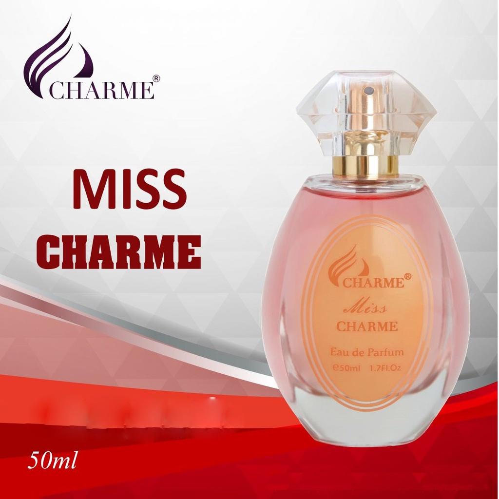 Nước hoa nữ lưu hương lâu, Charme Miss Charme, mùi hương nhẹ nhàng, mượt mà như sự âu yếm của rừng xanh, 100ml