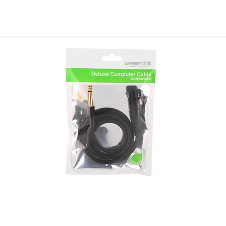 Cáp chuyển đổi từ 6.5mm sang AV Cannon âm cho microphone, stereo, mixer, amplifier UGREEN AV131 - Hàng chính hãng