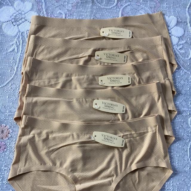 Quần lót su đúc thông hơi màu da/Set 10c