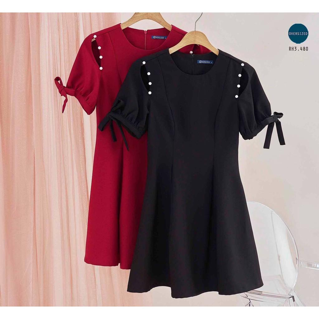 Đầm xòe rớt vai - kết cườm - dịu dàng - nữ tính cho phái đẹp