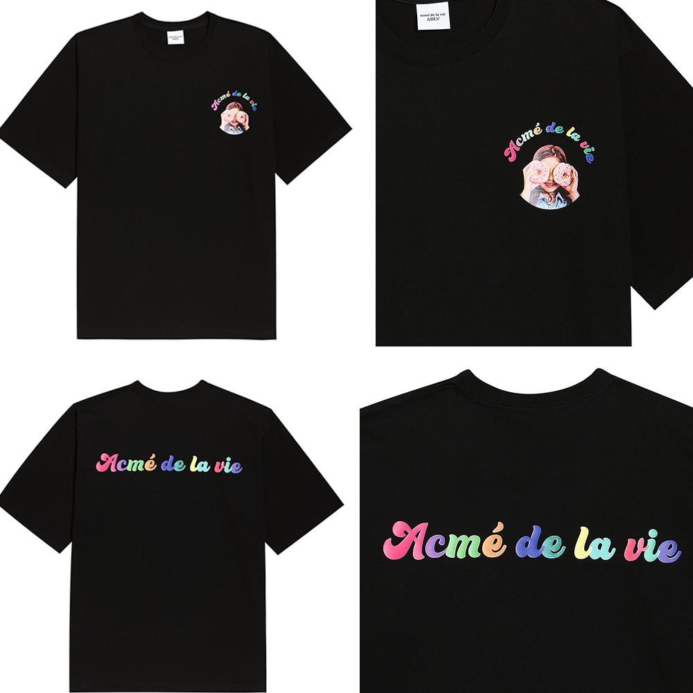 Áo thun Acme De La Vie Mini Donuts ngắn tay hot trend form rộng