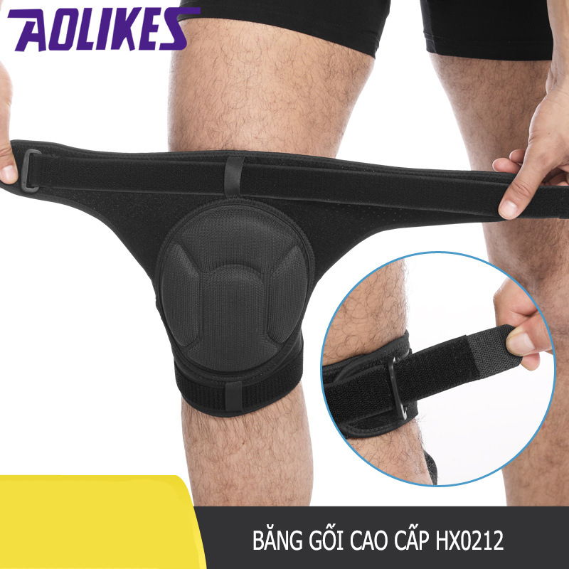 Băng gối có đệm HX-0212 chuyên dụng để bảo vệ đầu gối hiệu quả