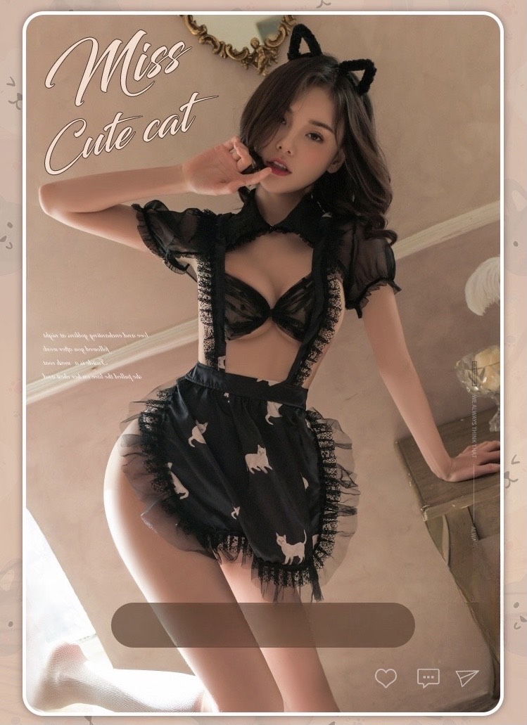 Đồ Ngủ Cosplay Nàng Hầu Mèo - B.Lingerie