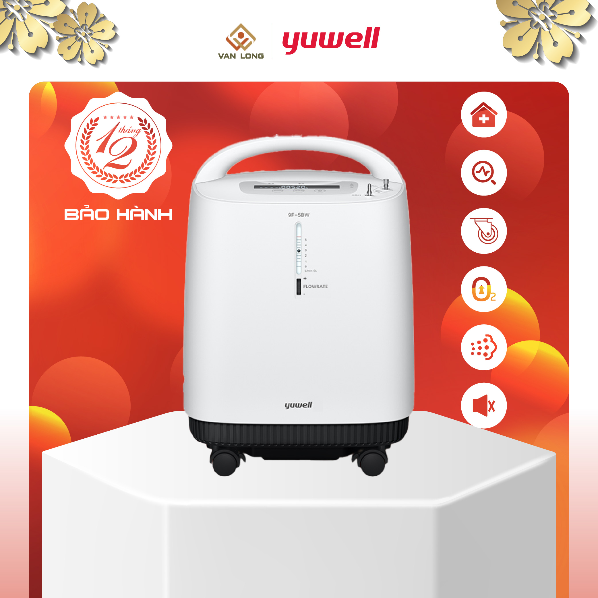 Máy tạo oxy Yuwell 9F-5BW