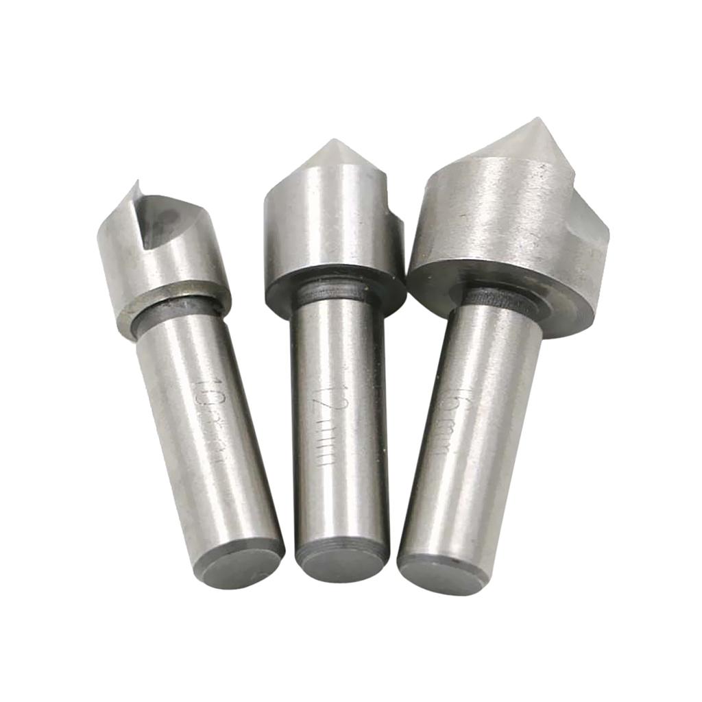 3 Mũi Khoan HSS 10 Mm 12 Mm 16 M Cho Gỗ Chế Biến Kim Loại