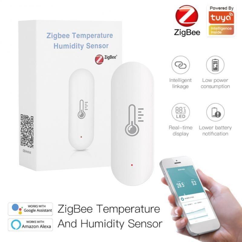 Đồng hồ thông minh tích hợp Cảm biến nhiệt độ, độ ẩm Kết nối Wifi/ Zigbee, App Smart Life/ Tuya/ Home Assistant