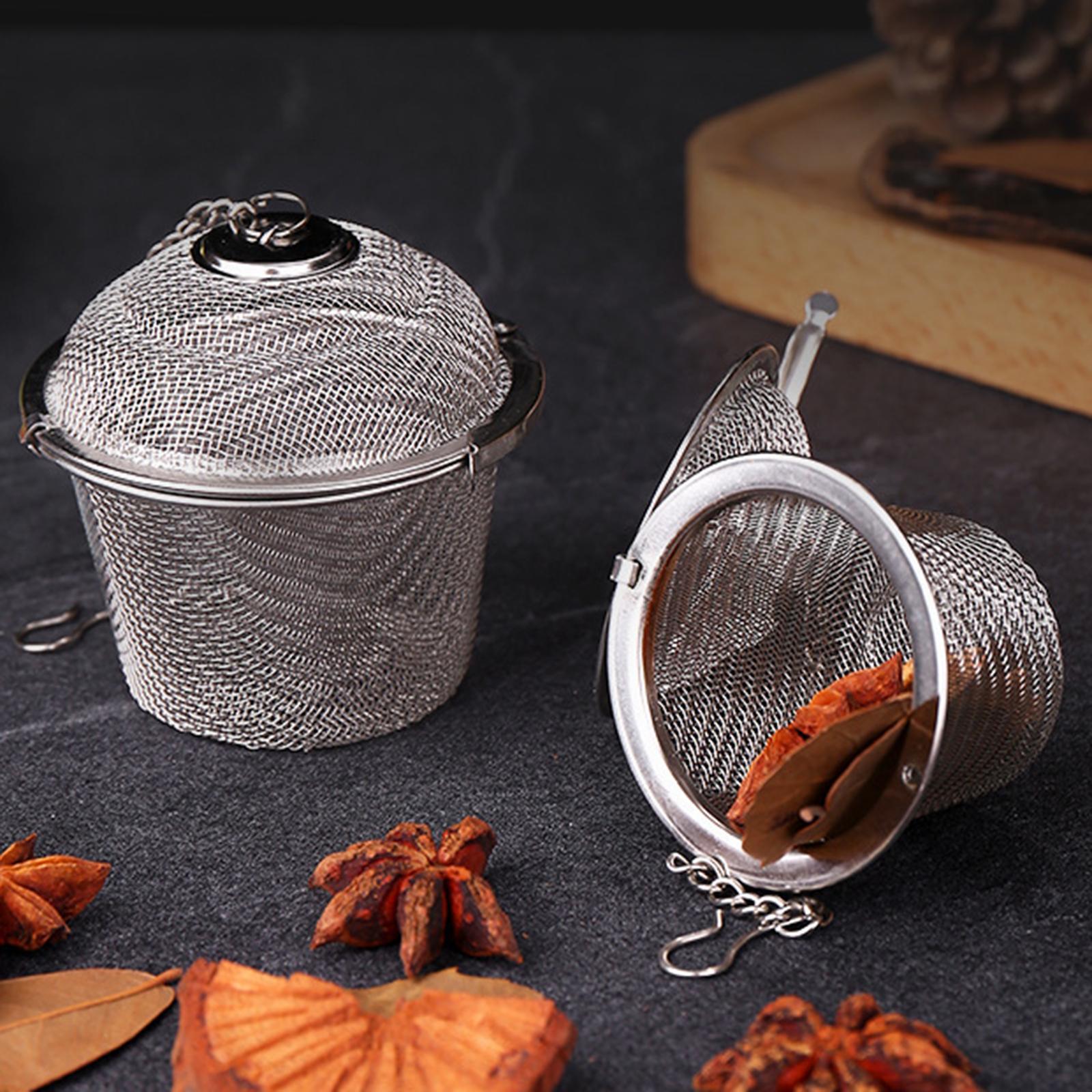 Tea Ball Infuser for Teapots and Mugs Cooking Spices Strainer Tea Strainer