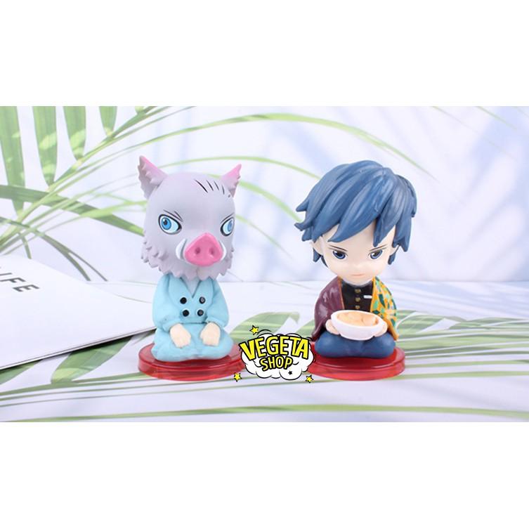 Mô hình Kimetsu No Yaiba - Mô hình thanh gươm diệt quỷ - WCF - Inosuke Giyuu Tanjirou Nezuko Zenitsu Sakonji - Cao 8cm