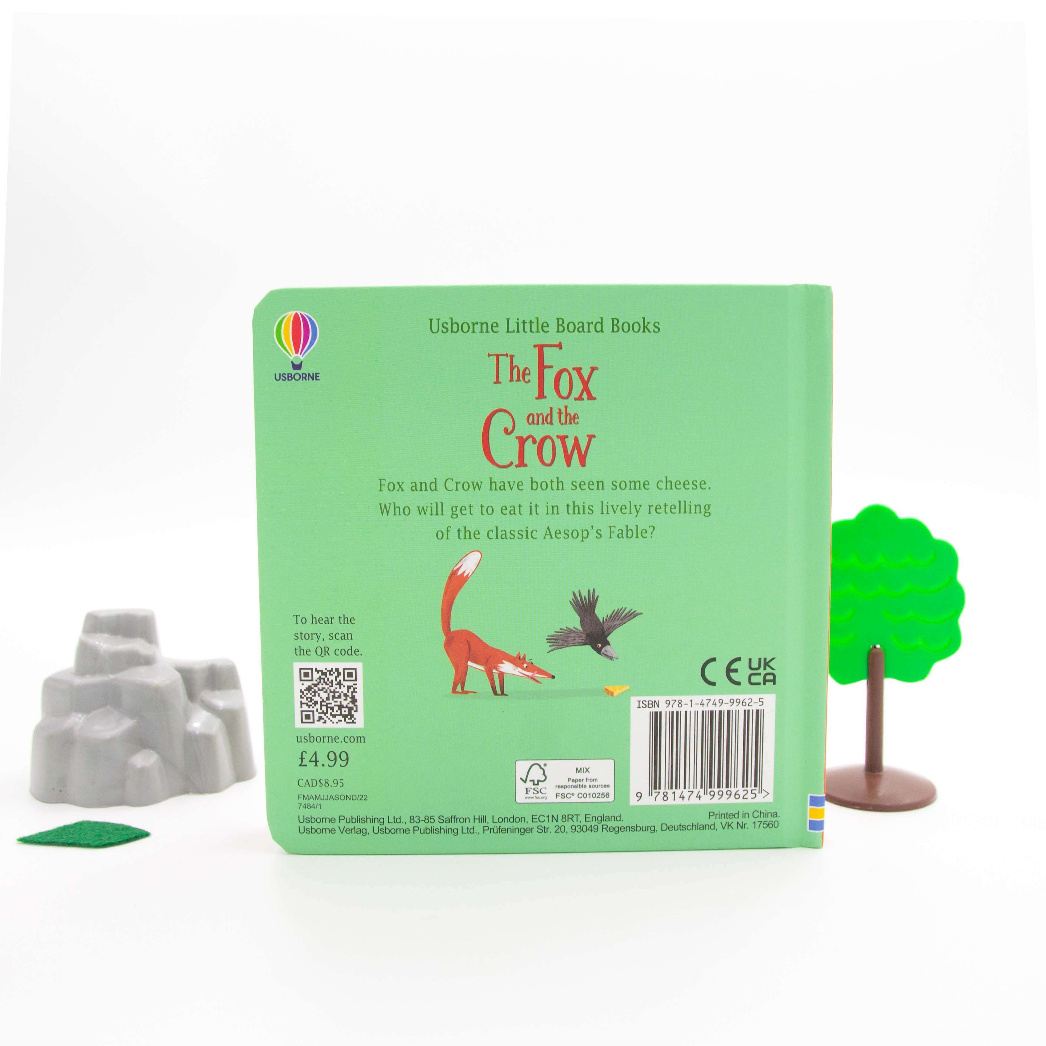 Little Board Books: The Fox and the Crow - TRUYỆN TRANH TIẾNG ANH CHO BÉ
