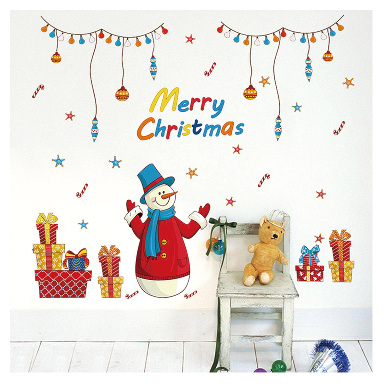 Decal dán tường hình giáng sinh kích thước 60* 90cm