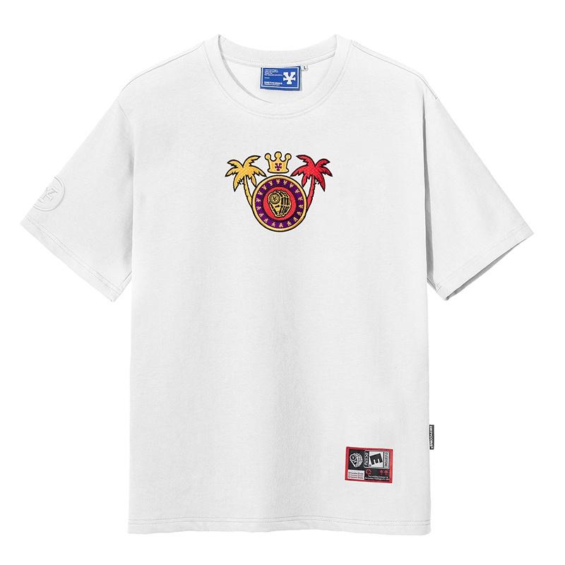 Áo thun Embroidered patch T-Shirt Dirtycoins