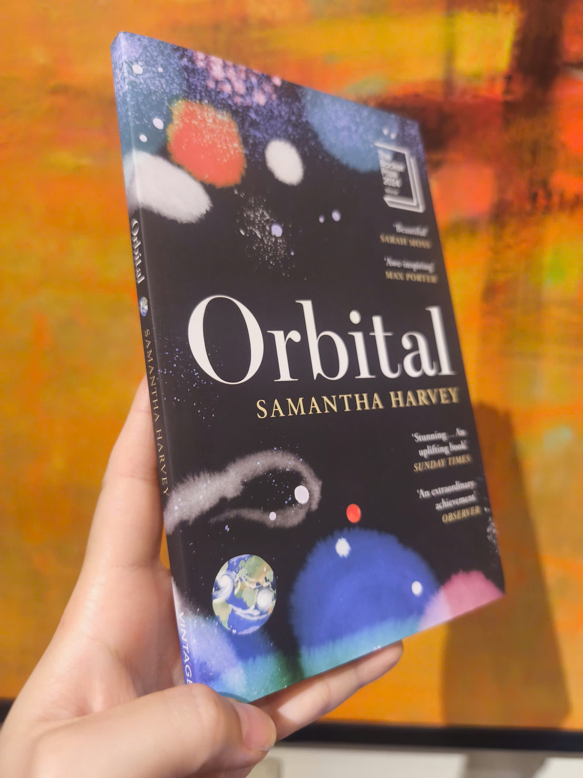 Sách - Orbital by Samantha Harvey - Best Science Fiction &amp; Fantasy/Booker Prize Winner 2024