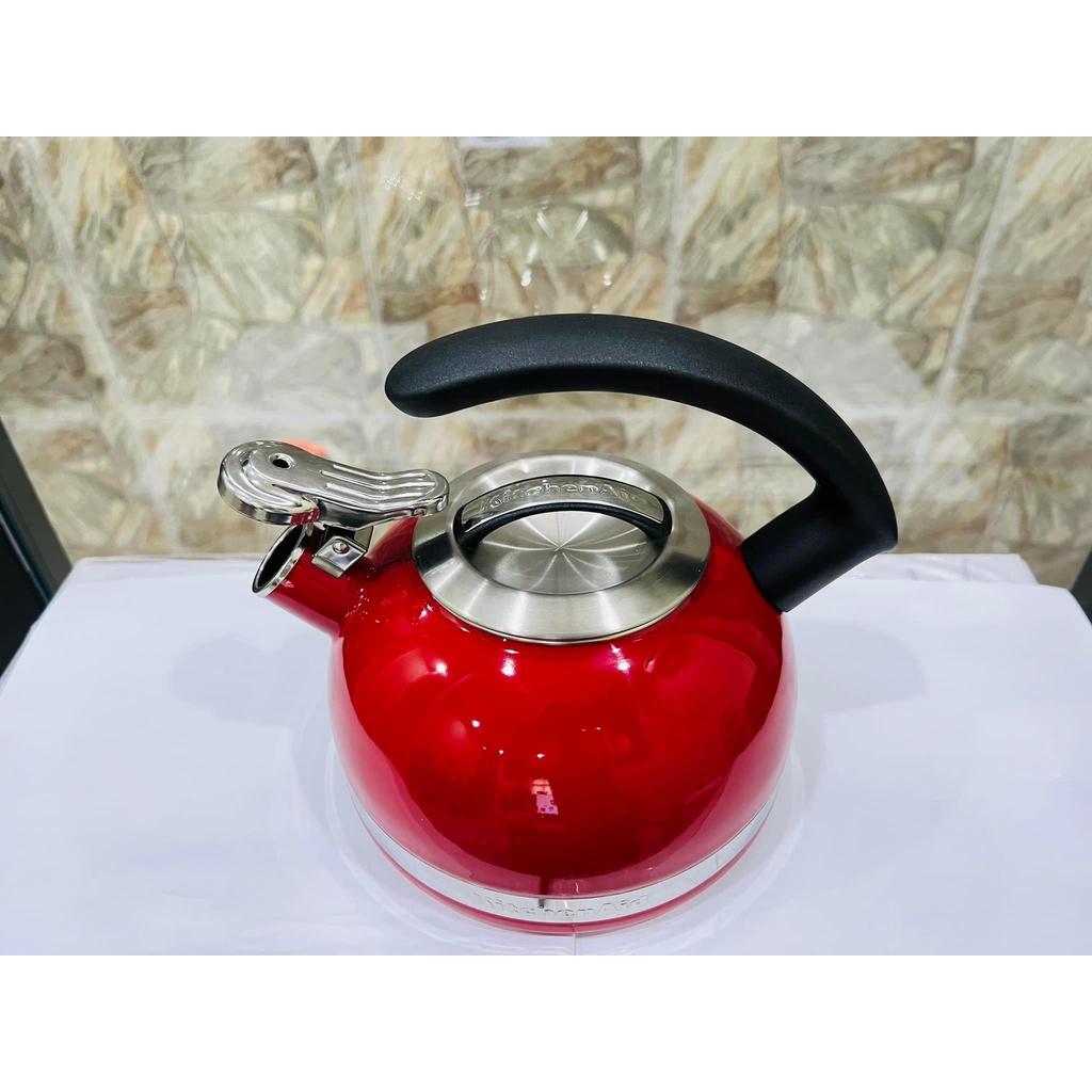 Ấm Đun Nước Bếp Từ Thổi Sáo KITCHENAID, Dung Tích 1.9L, Chất Liệu Thép Không Gỉ, Dùng Cho Mọi Loại Bếp, Nhập Đức