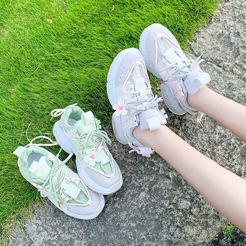 ️ SNEAKER ĐỘN ĐẾ HOA ANH ĐÀO 2020 _Kèm video và ảnh thật shop tự chụp