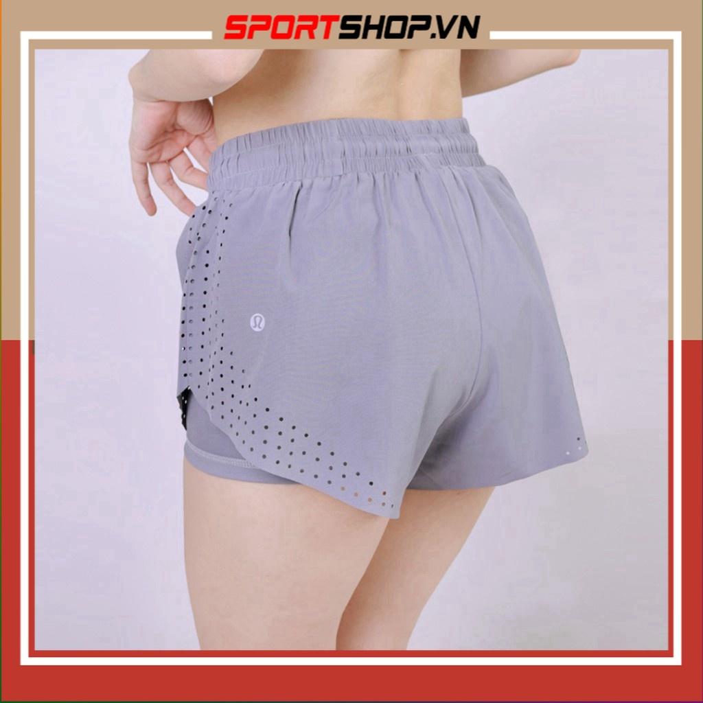 Quần chạy bộ nữ LULULEMON MS21, quần thể thao cao cấp có lỗ thoáng khí thiết kế mỏng nhẹ, thời trang