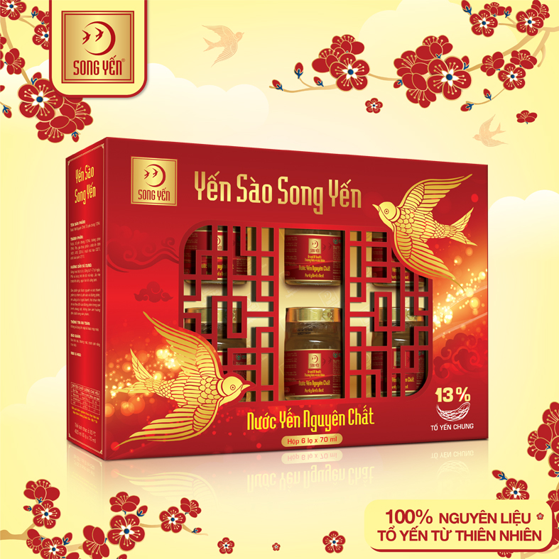 Nước Yến Nguyên Chất 13% Song Yến
