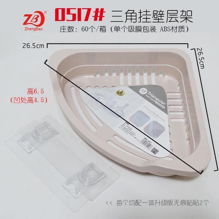 Kệ góc nhựa DÁN TƯỜNG cao cấp HÀNG CHUẨN-INOX ĐẸP