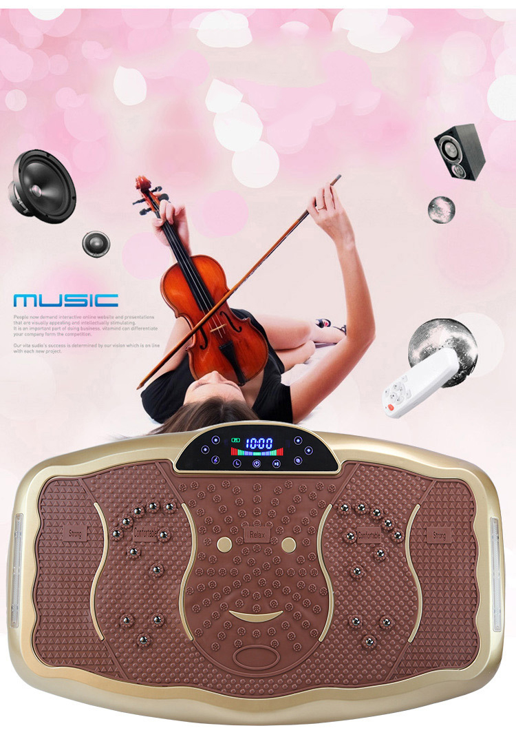 Máy Rung Lắc Toàn Thân - Giảm Cân An Toàn, Hiệu Quả - Kết Nối MP3 - Hàng Cao Cấp Chính Hãng - 20 Tốc Độ Rung Lắc Mạnh [Tặng Kèm Dây Tập]