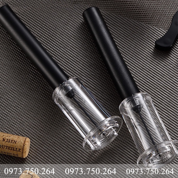 Khui mở rượu vang bằng hơi khí nén - Mở rượu vang bằng bơm hơi