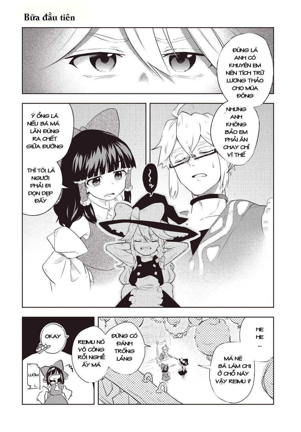 harapeko - bữa tối phước lành của một marisa sắp chết đói chapter 1 3