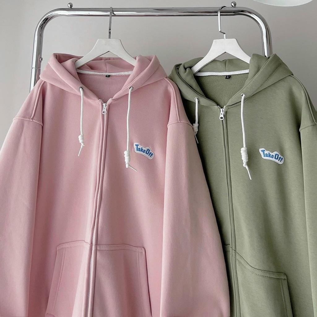 Áo Hoodie Zip Nỉ Ngoại Take Off - Áo Khoác Nỉ dây kéo Unisex (HD370 - Ảnh Thật)