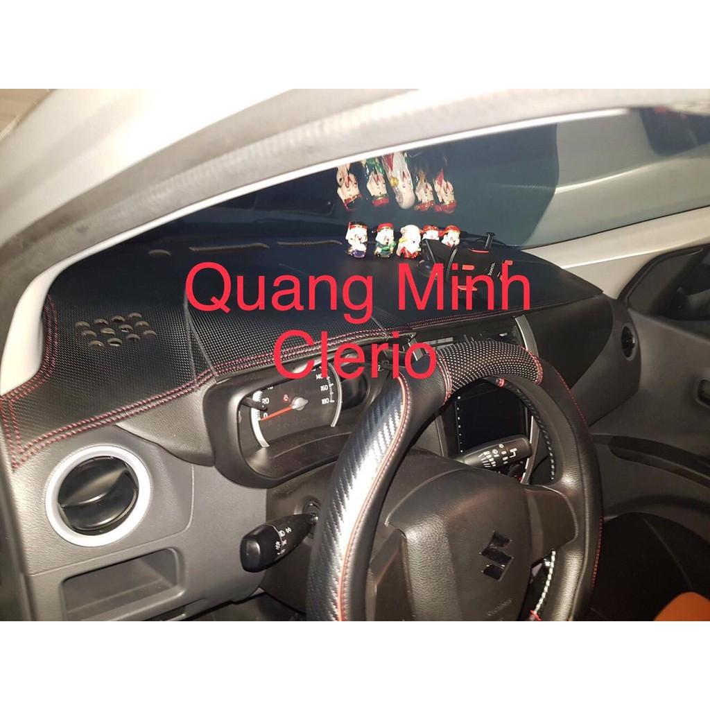 THẢM TAPLO DA VÂN CARBON SUZUKI CLERIO