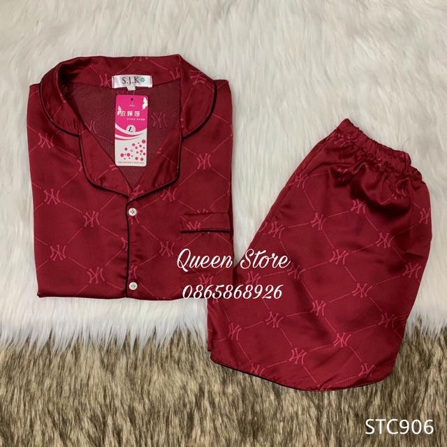 Bộ lụa satin cộc đùi có size, có túi