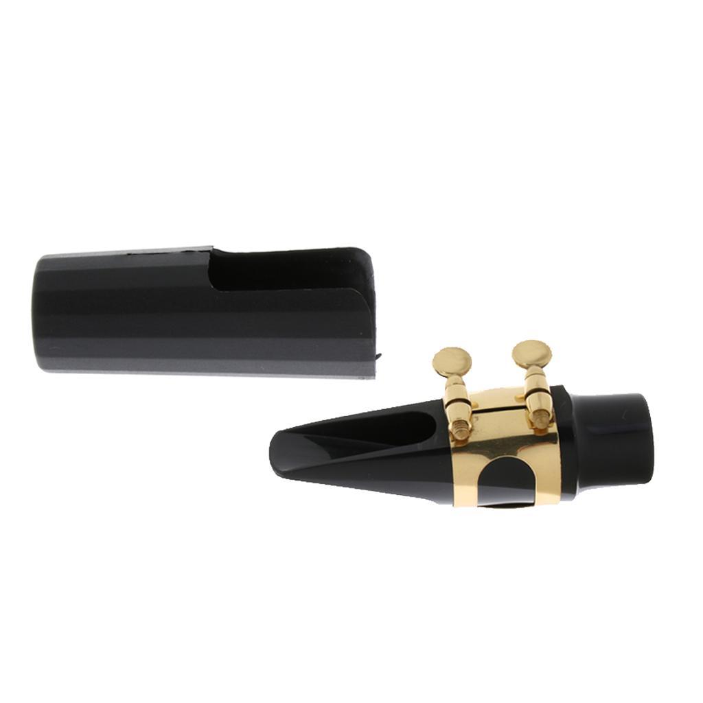 Alto Eb Saxophone Mouthpiece with Ligature Cap for Wind Instrument Parts