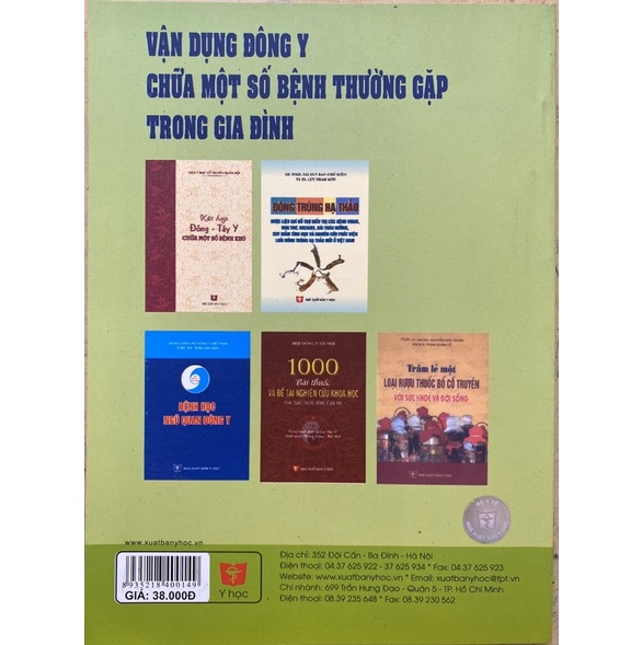 Sách - Vận dụng đông y chữa một số bệnh thường gặp trong gia đình tập 1 y học