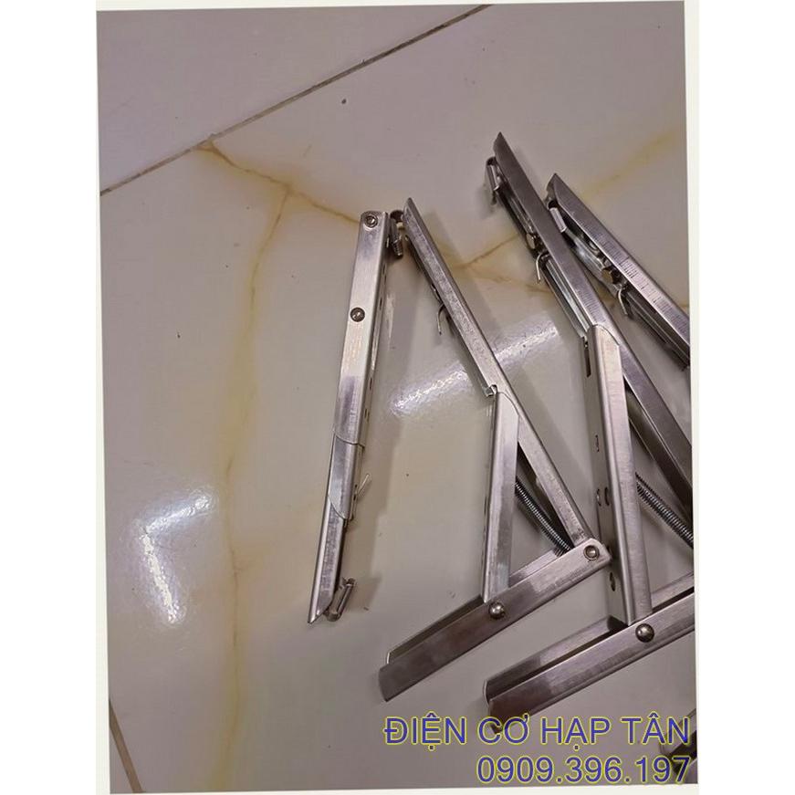 Bản lề gấp gọn INOX 20, 25, 30, 35cm tải trọng 60kg