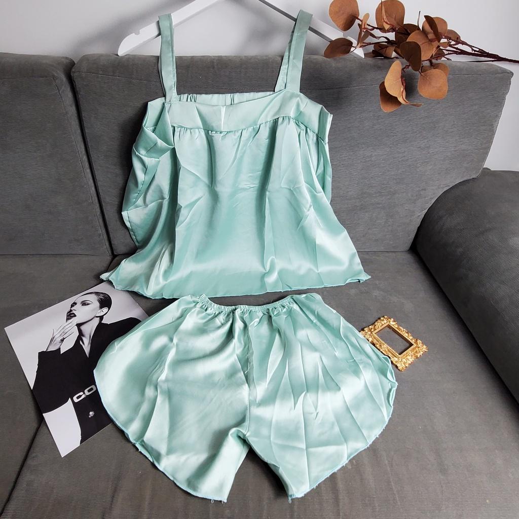 Đồ Ngủ Nữ Đồ Ngủ Sexy lụa Satin cao cấp mềm mại xinh xắn < 60KG