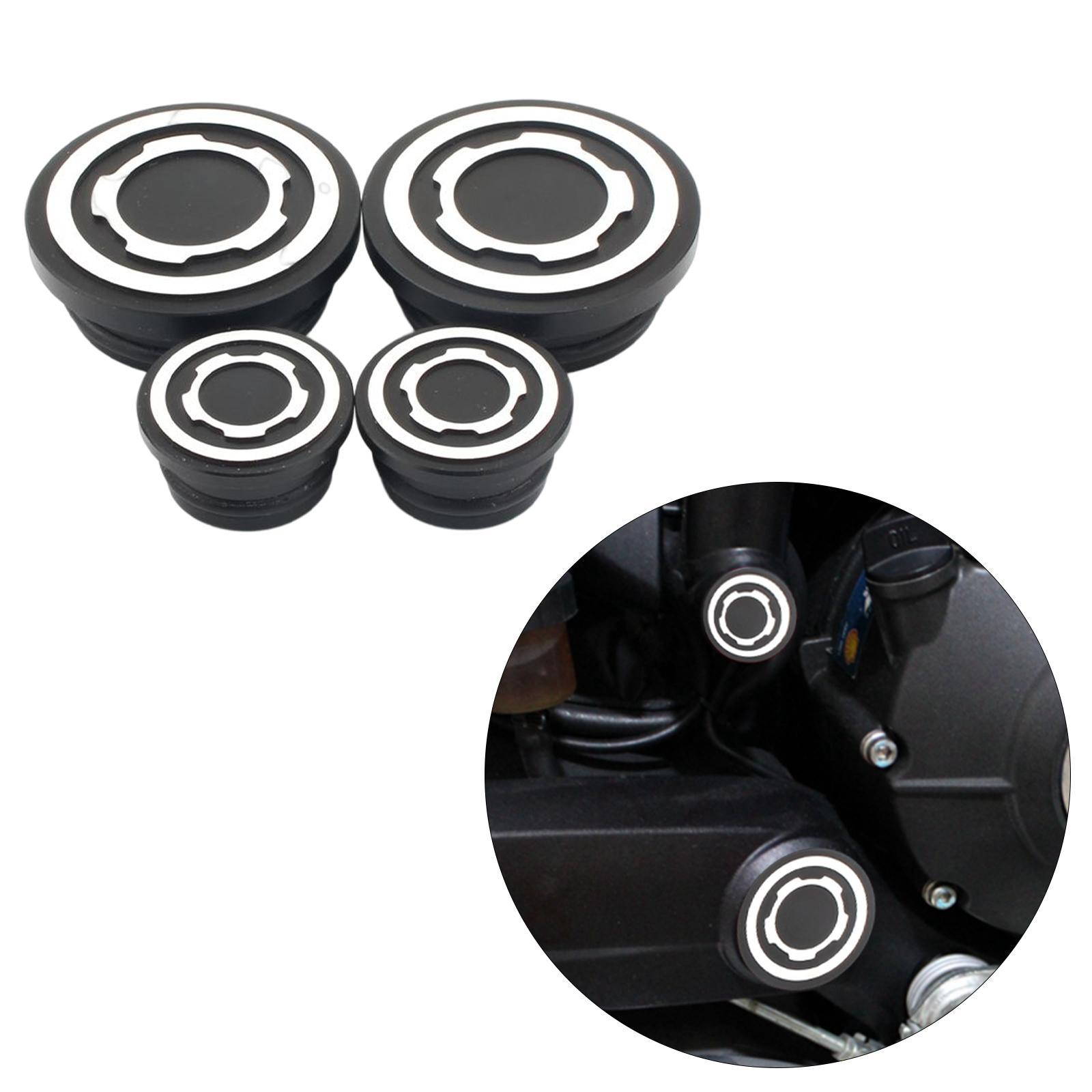 4x Motorbike Frame Hole Cover for 800 1100 Accessories