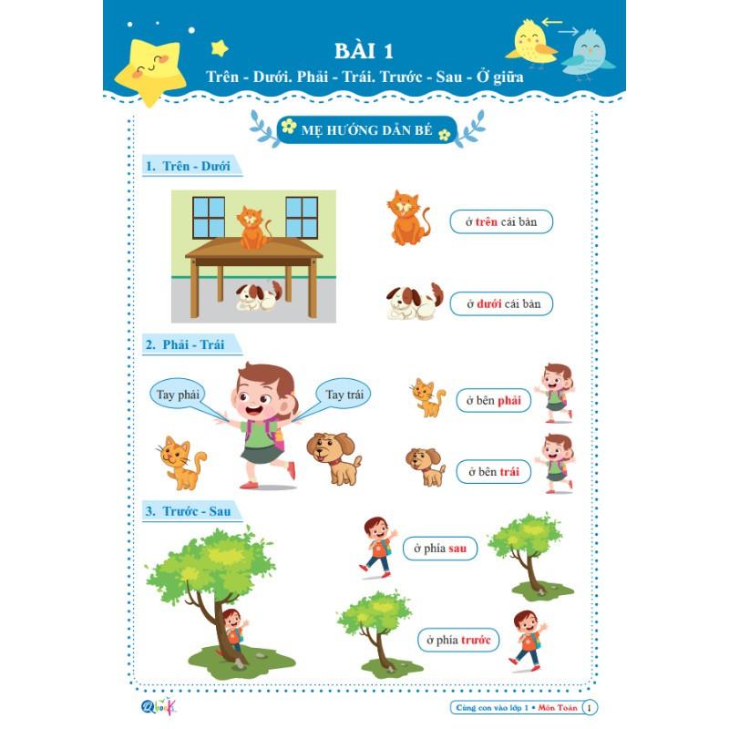 Sách - Cùng Con Vào Lớp 1 Môn Toán