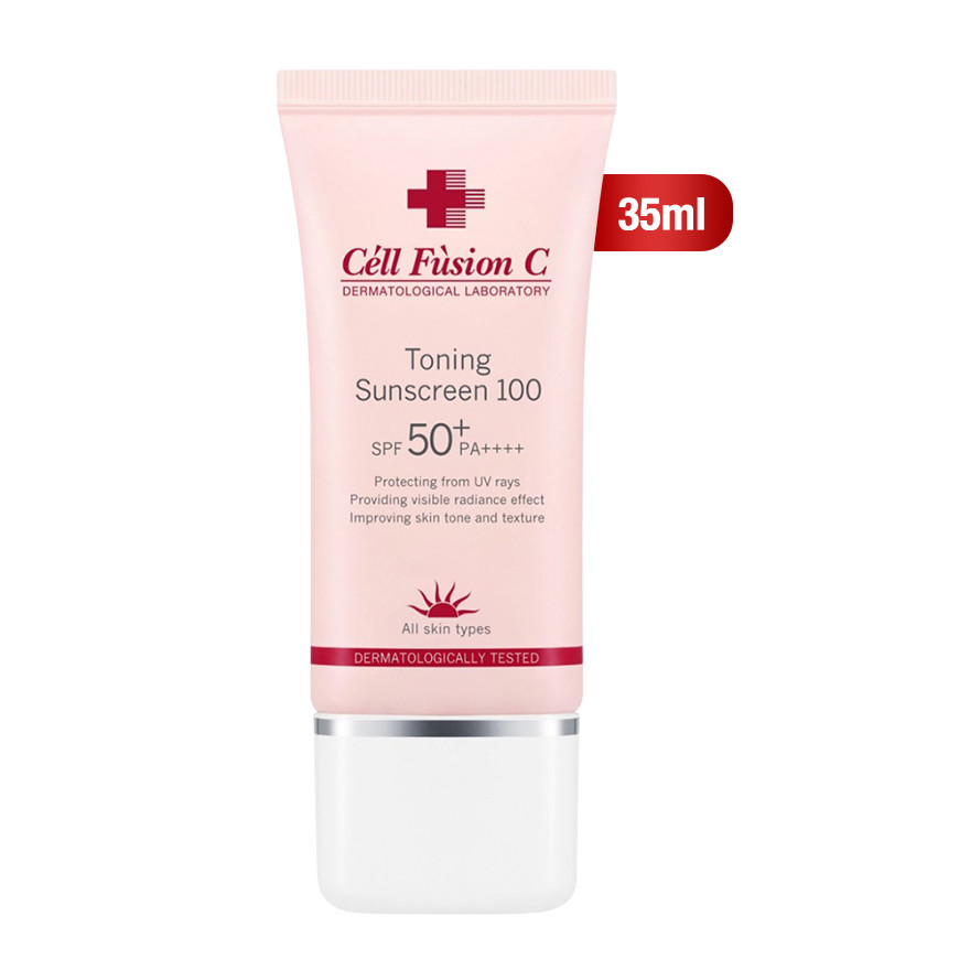 Kem Chống Nắng Dưỡng Trắng Và Nâng Tông Da Cell Fusion C Toning Sunscreen 100 SPF 50+/PA++++ (35ml)