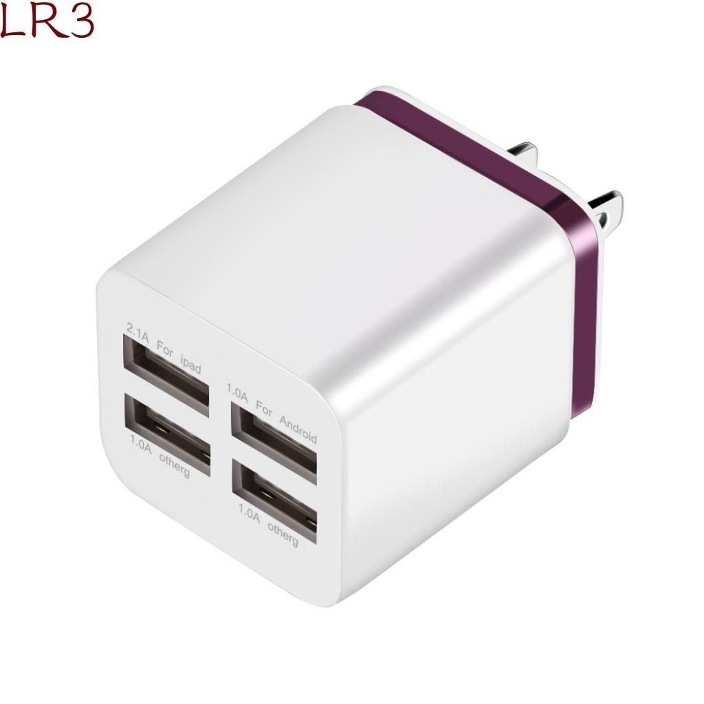 Củ Sạc 5.1A với 4 trong 1 Cổng Usb Cho Điện Thoại IPAD TABLET
