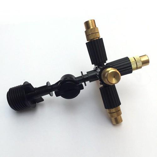 Béc đồng 5 hướng ren ngoài phi 21