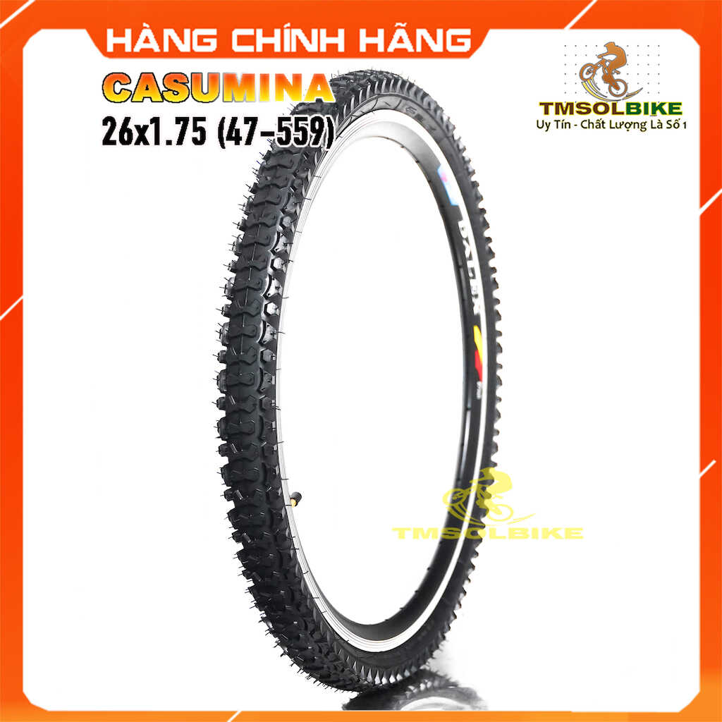 Vỏ (Lốp) Xe Đạp Điạ Hình 26x1.75 (47 - 559) CASUMINA