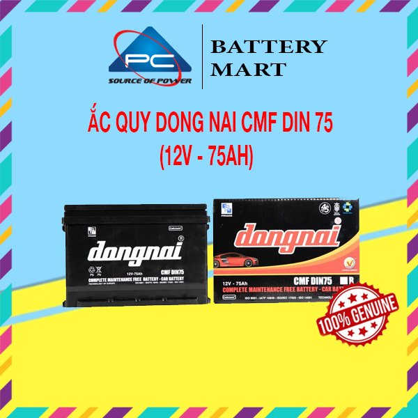Ắc Quy Dong Nai CMF DIN75 (12V75Ah)