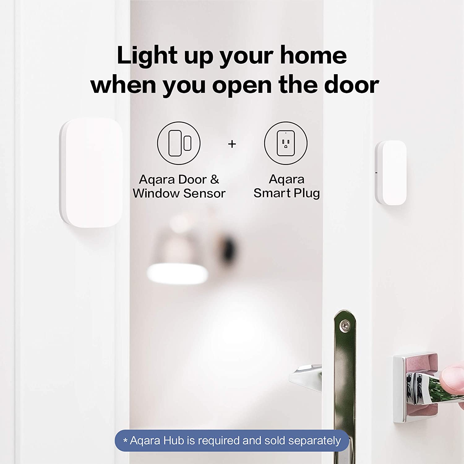 Cảm biến cửa Aqara Door Sensor - Tương thích Apple HomeKit - Bản Quốc Tế - Hàng Chính Hãng