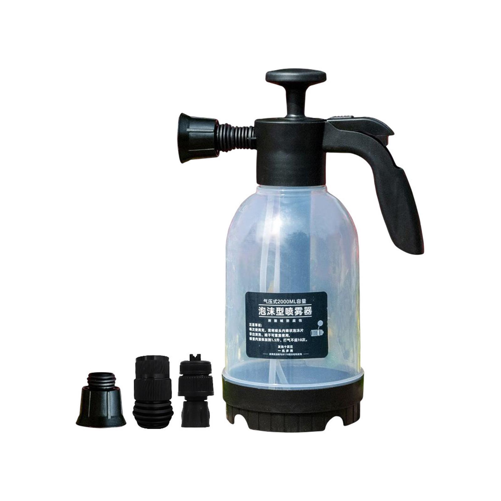 Hand Pressure Foam Sprayer 2.0L with 3 Nozzle for Durable