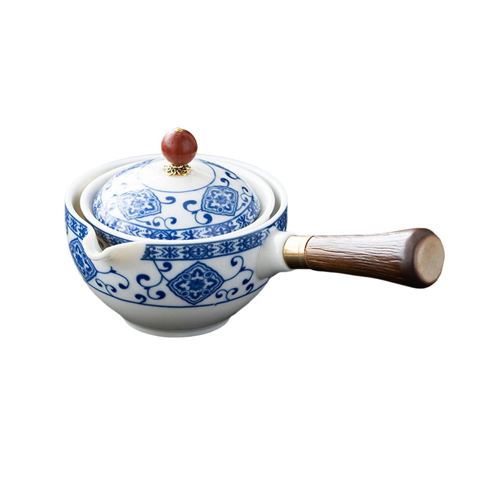 Side Handle Tea Maker Ceramic Teapot kettle for Travel