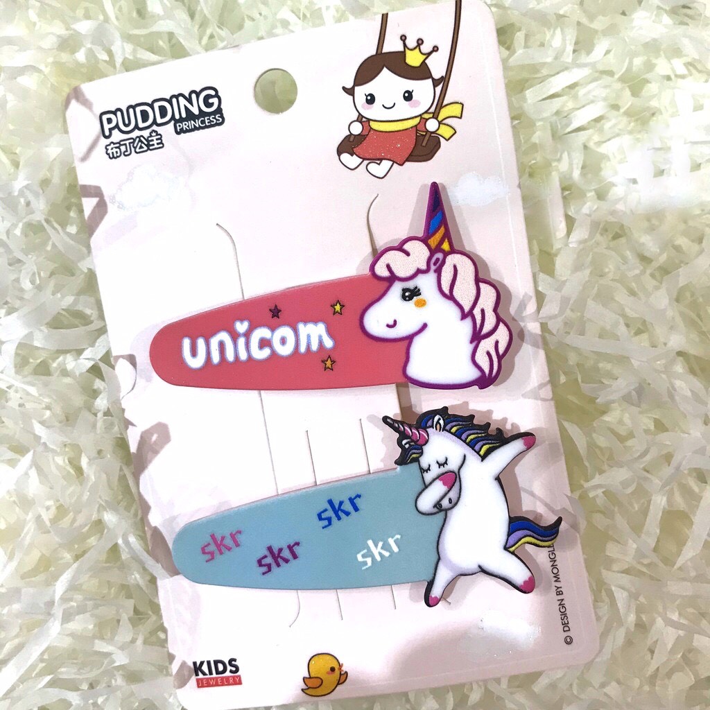 Cặp tóc Unicorn set 2