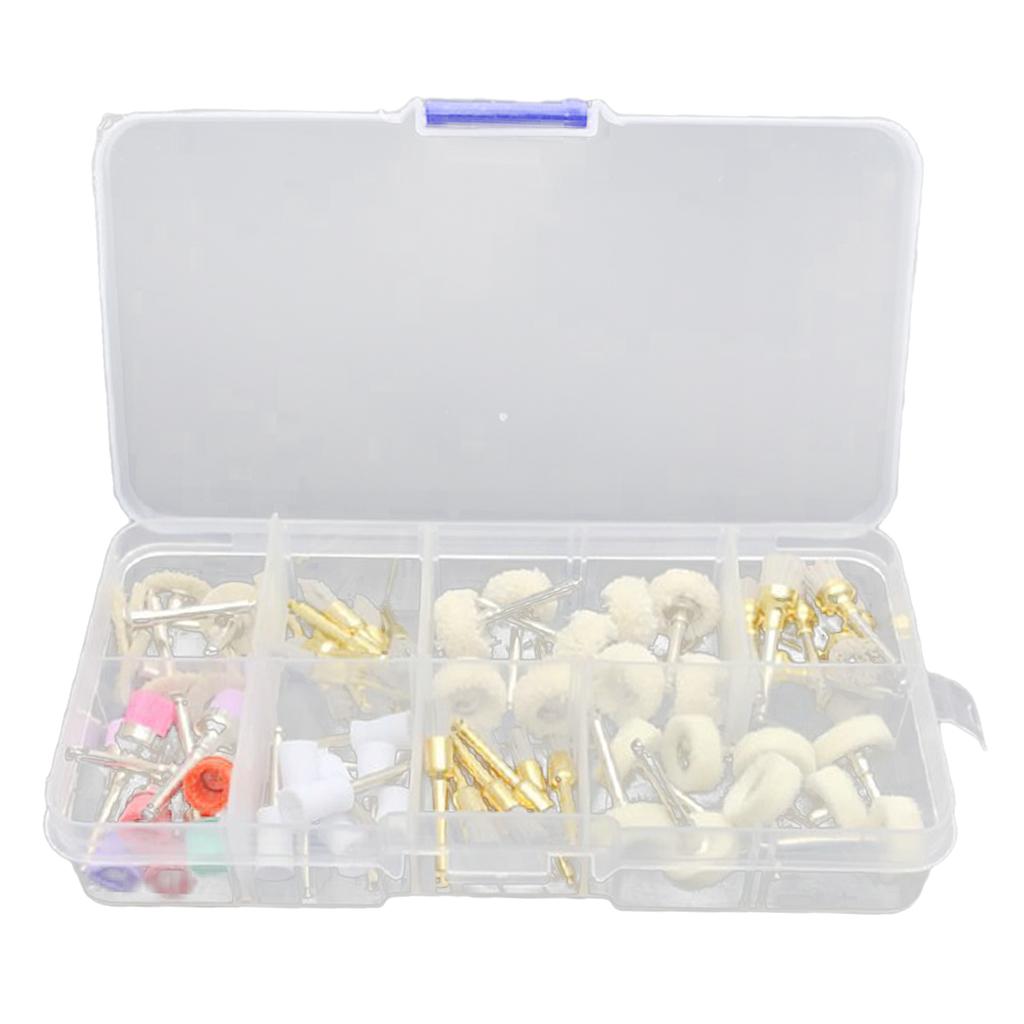 Bulk Lot of 80 Pieces Disposable 2.35mm Oral Prophy Polishing Brush Cup Alumina Nylon Cotton Polisher Wheel Kit