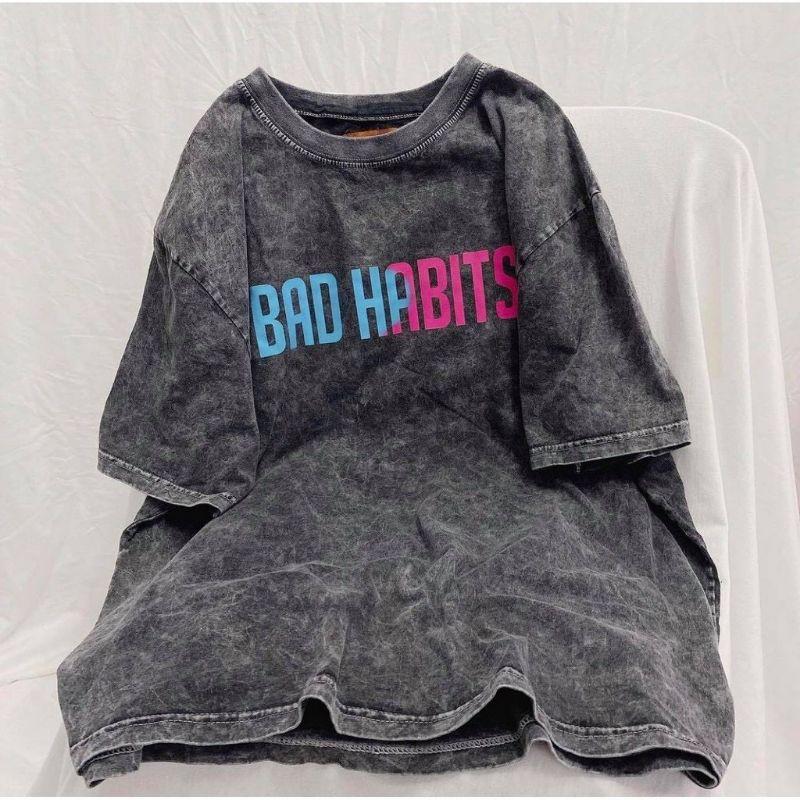 Áo thun unisex tay ngắn WASH LOGO HỒNG || Hany shop